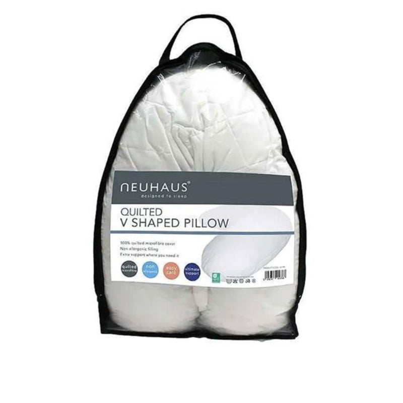 Neuhaus Quilted V Shaped Pillow