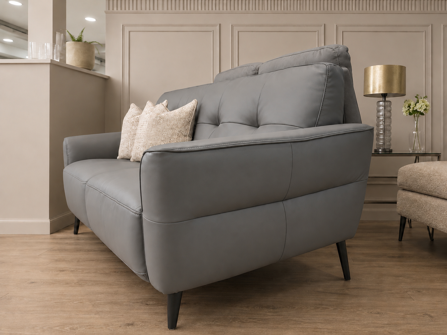 Presley 2 Seater Leather Sofa by Violino