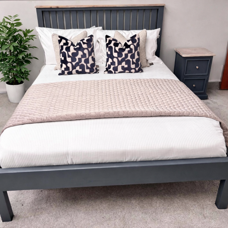 Maldron Midnight Grey 4ft 6'' Double Bedframe