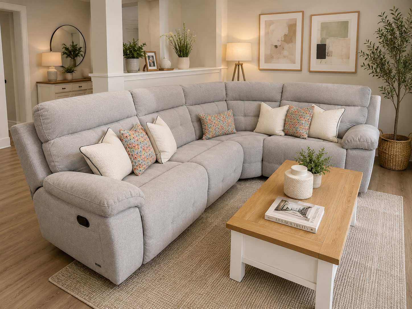 Boutique Corner Recliner Sofa