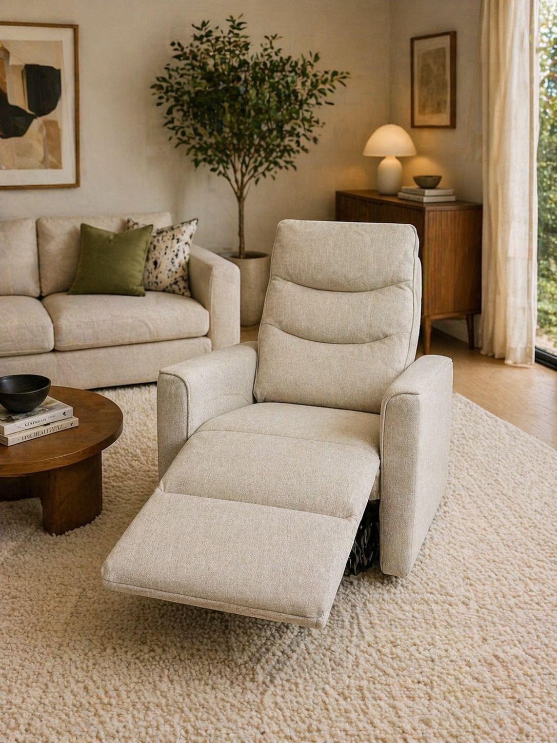 Tilt and Lift Chair Berline Beige