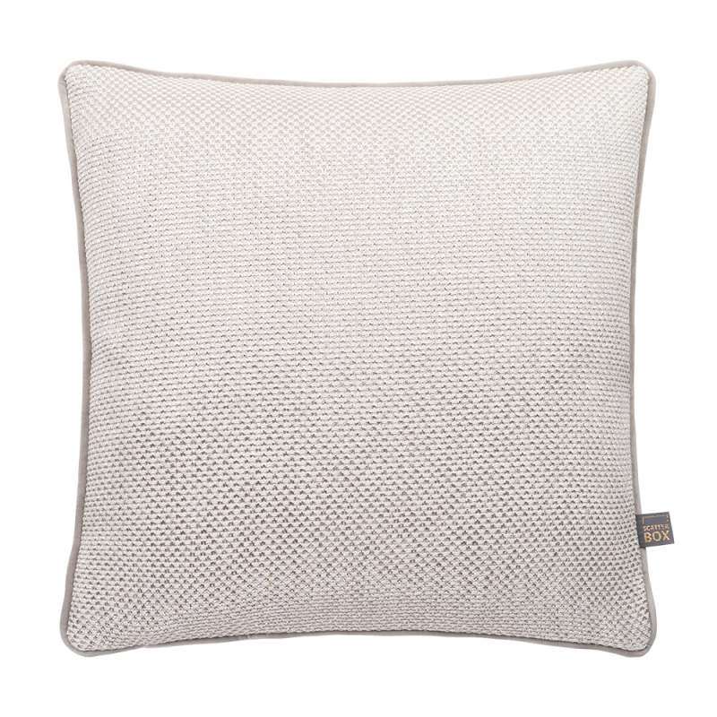 Scatter Box Anna 43x43cm Cushion, Cream/Silver