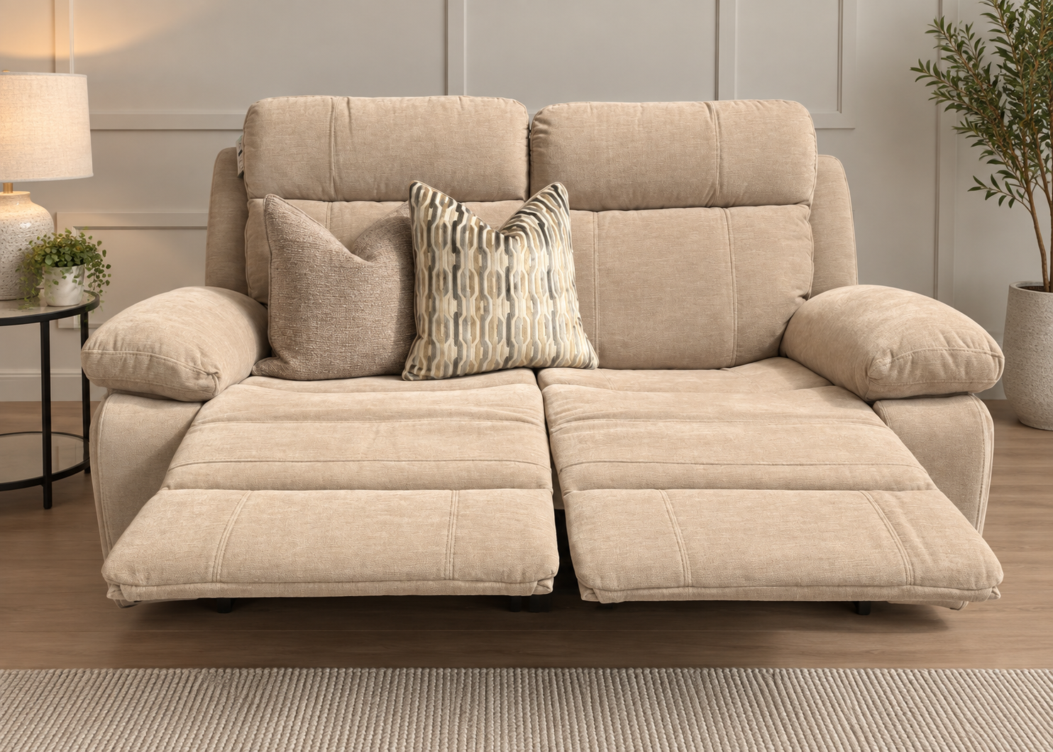 Ella 2 Seater Recliner Sapphire