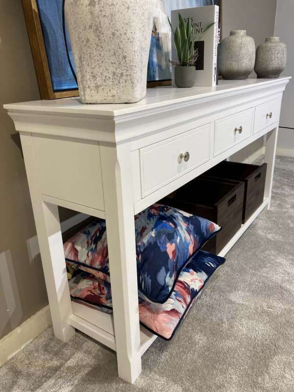 Harrow 3 Drawer Console