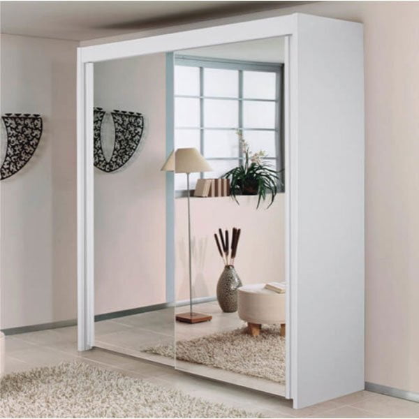 Imperial Sliding Robe White 2mtr