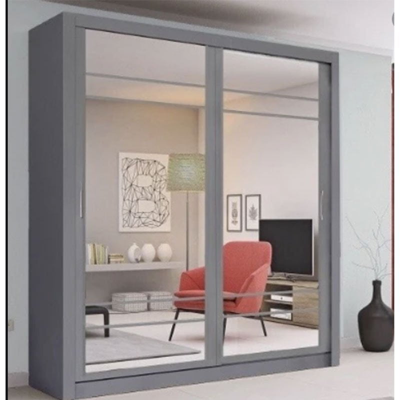 Imperial Sliding Robe Grey 2mtr