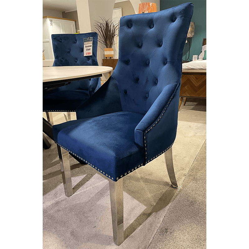 Randolf Navy Dining Chair