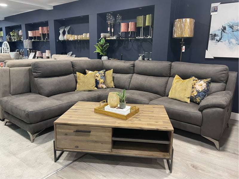 Lyon Corner Sofa Dark Grey