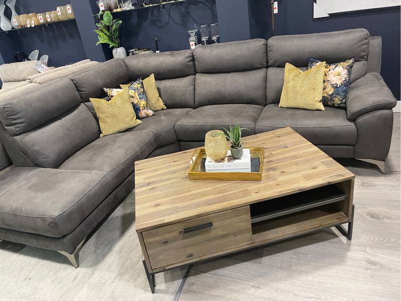 Lyon Corner Sofa Dark Grey