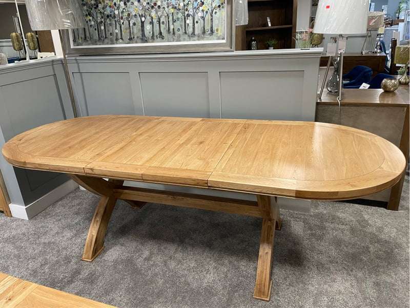 Chamonix Oval Extending Dining Table