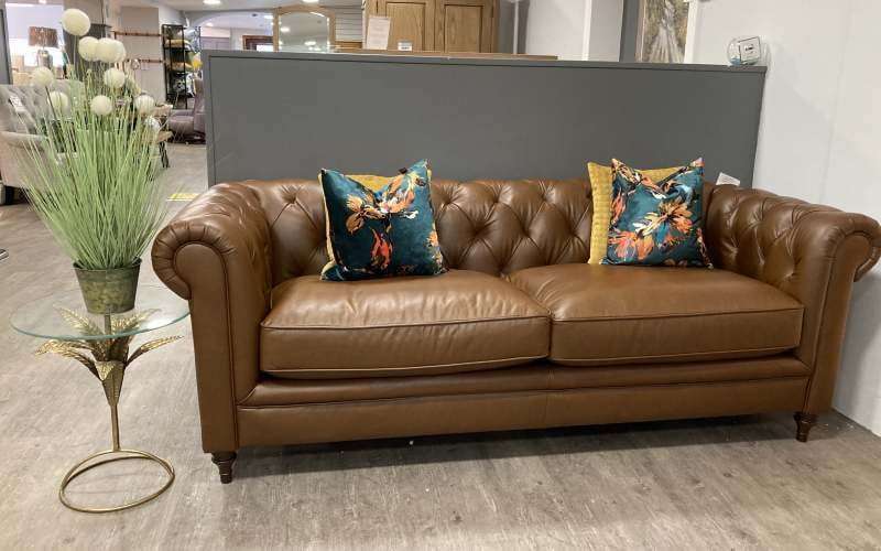 Chesterfield Leather Sofa