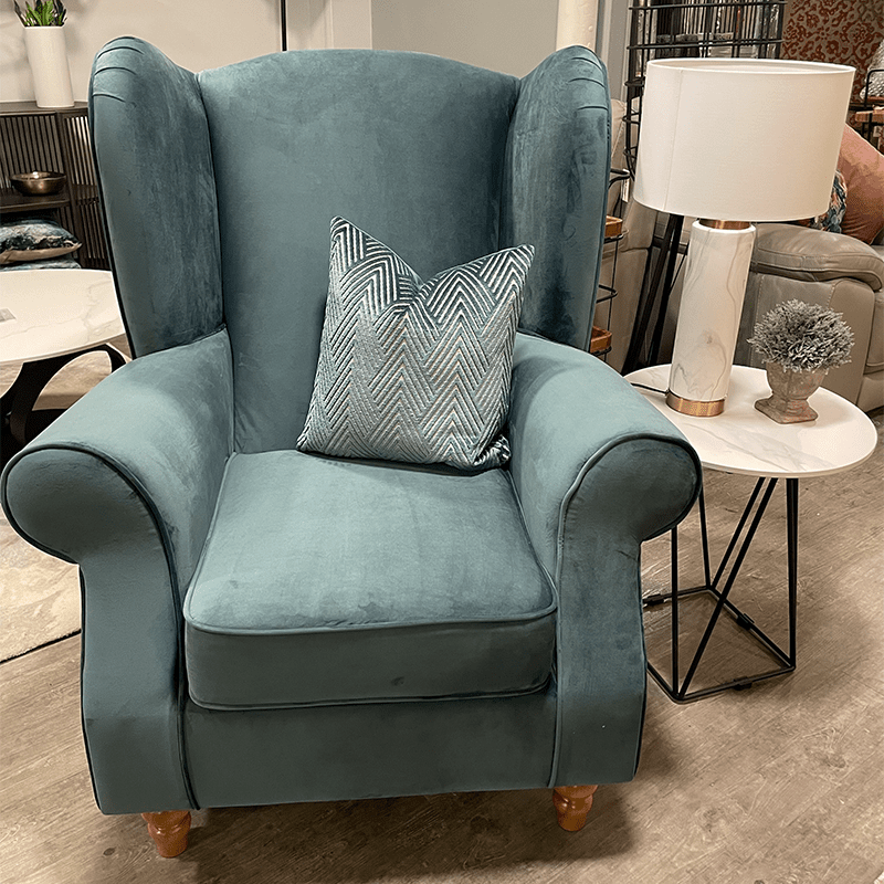 Buxton Teal Armchair