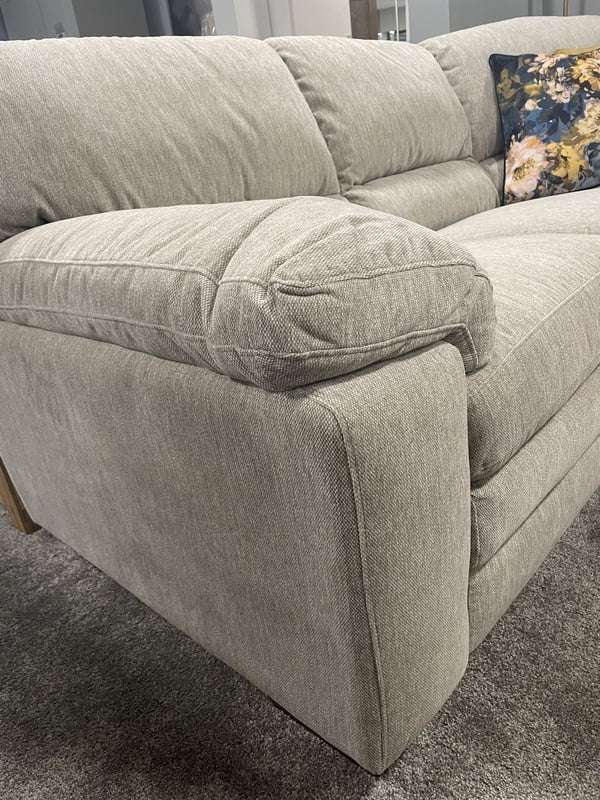 Luxor Light Grey Corner Sofa