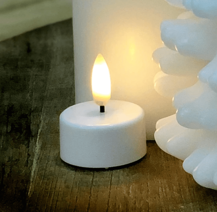 Uyumi Maxi Tealight Candle 6x2cm White