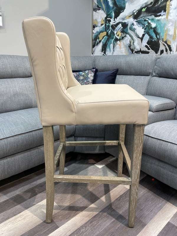 Pier Elephant's Breath PU Counter Stool