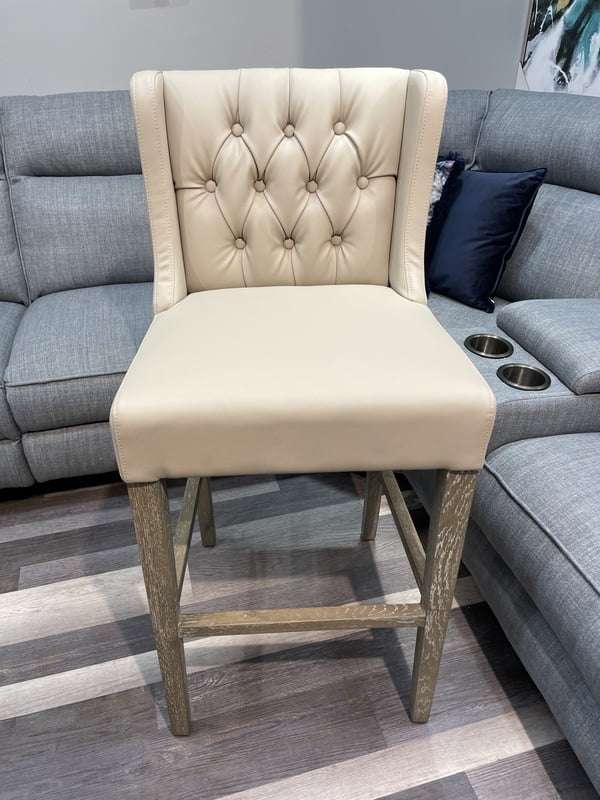 Pier Elephant's Breath PU Counter Stool