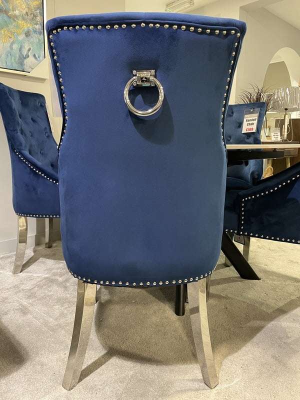 Randolf Navy Dining Chair