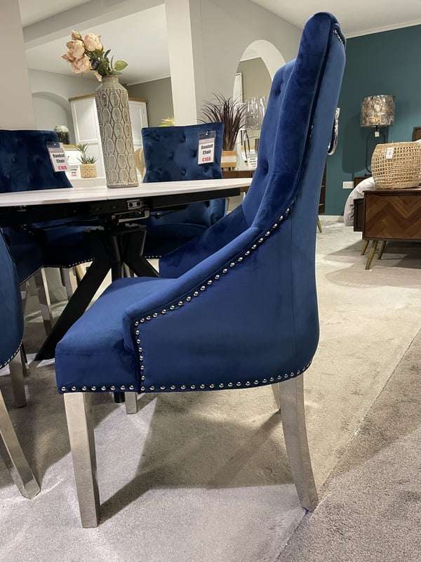Randolf Navy Dining Chair