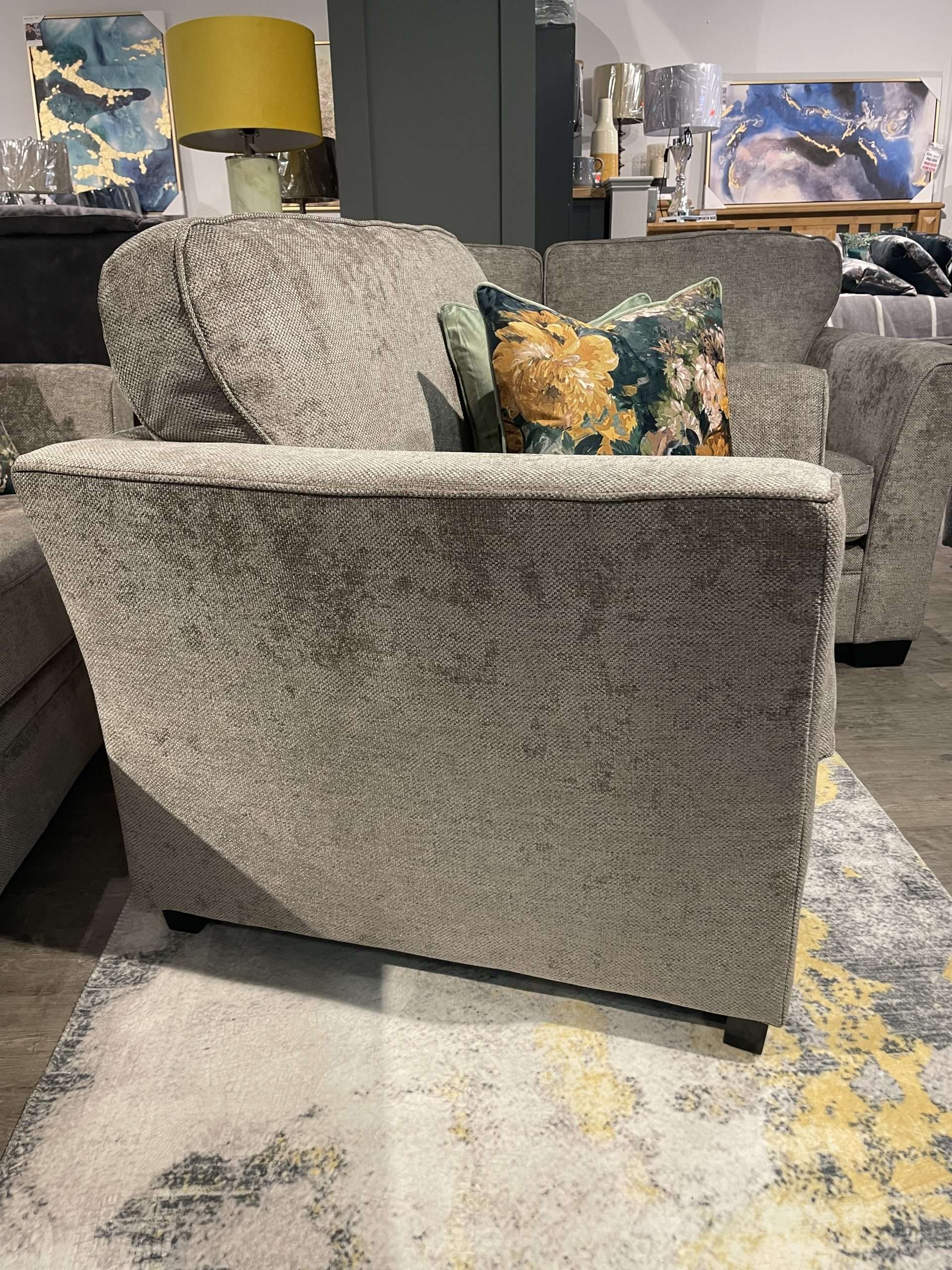 Madison Ash Grey 1 Seater