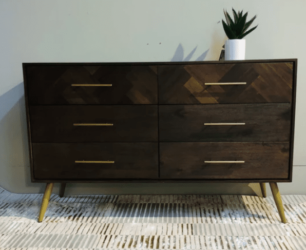 Bergen Wide Chest of 6 drawers