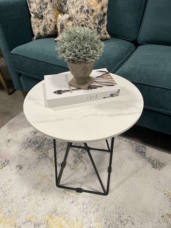 Adelaide Side Table White