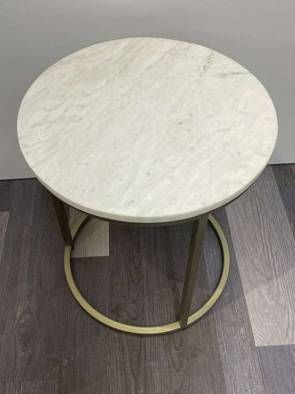 Pickfort Marble Top Side Table