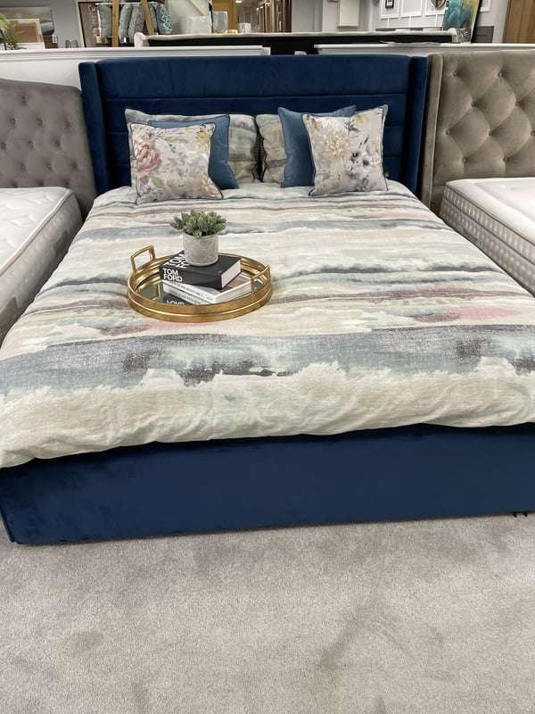 Caspian Navy 5ft Bedframe