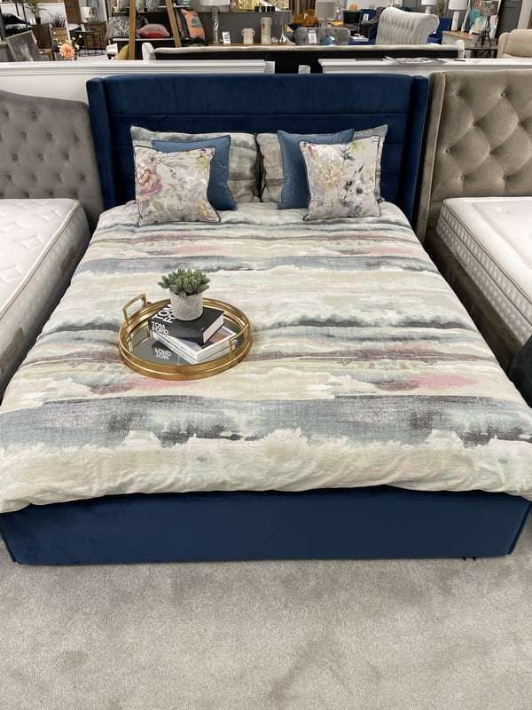 Caspian Navy 5ft Bedframe