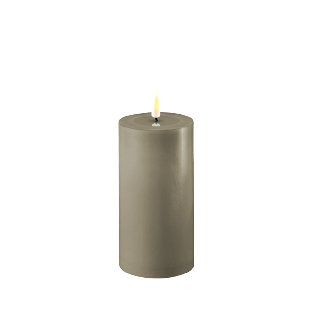 Deluxe Homeart Sand LED Candle 7.5 x 15cm