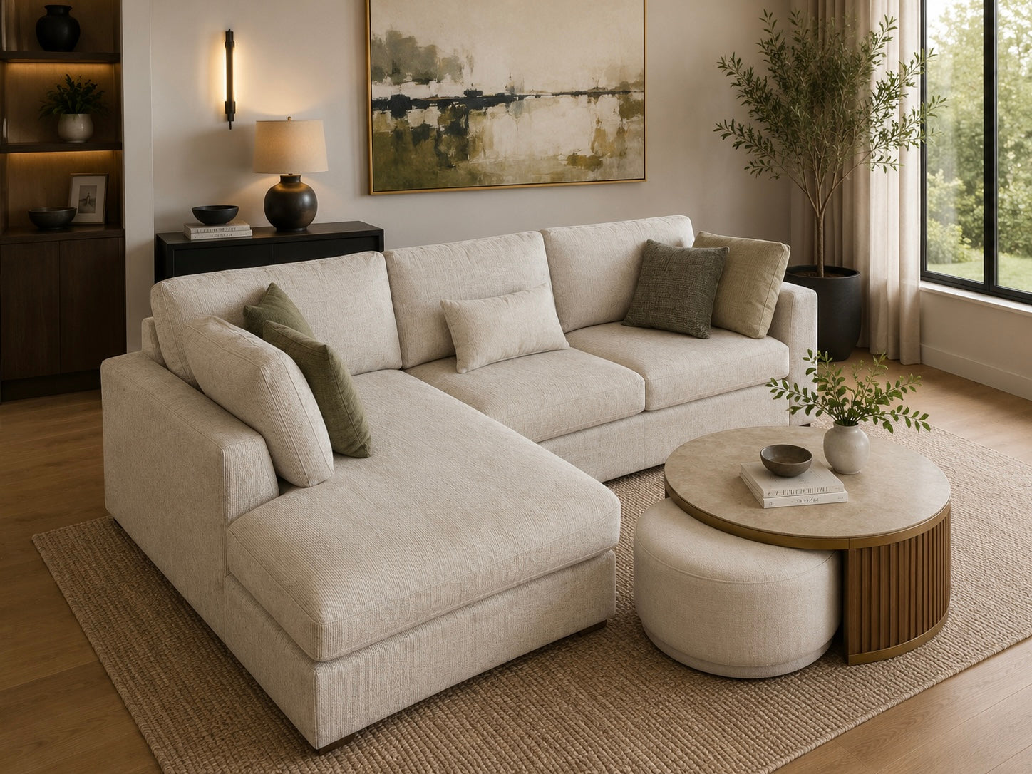 Ripley Chaise Sofa Graige Left Facing