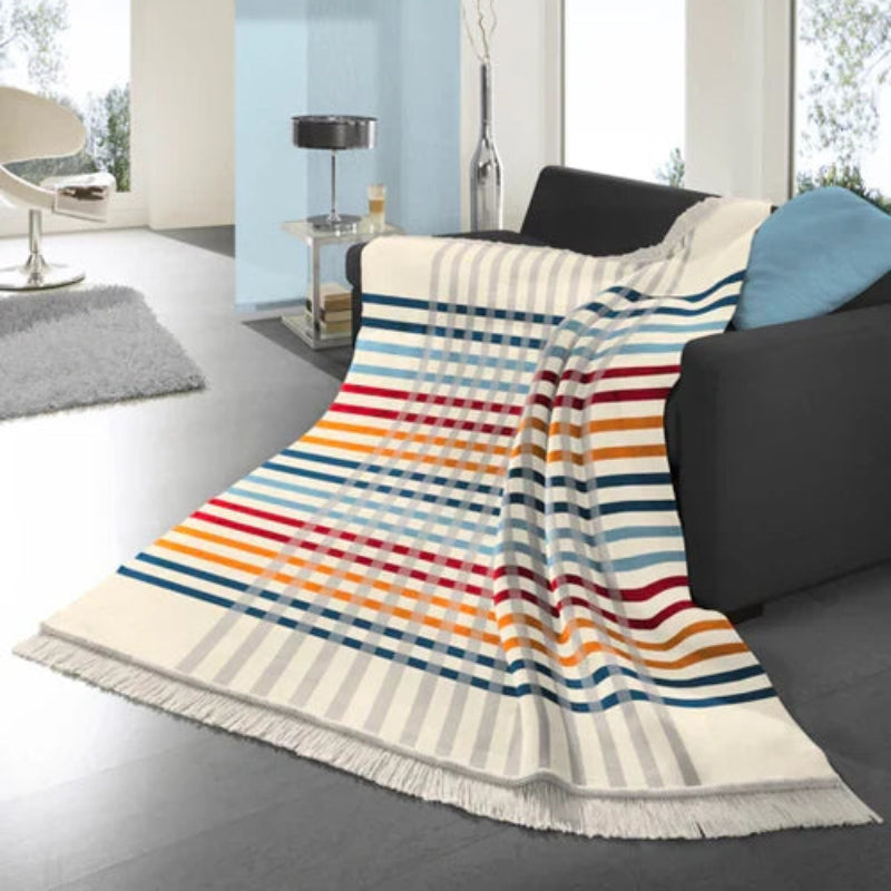Biederlack Cotton Rich Picnic Check Blanket | B7721
