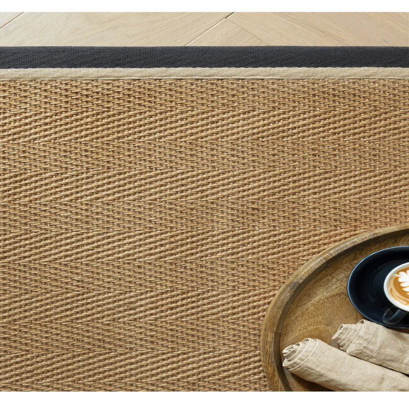 Asiatic Bordo Herringbone Slate Cream Rug