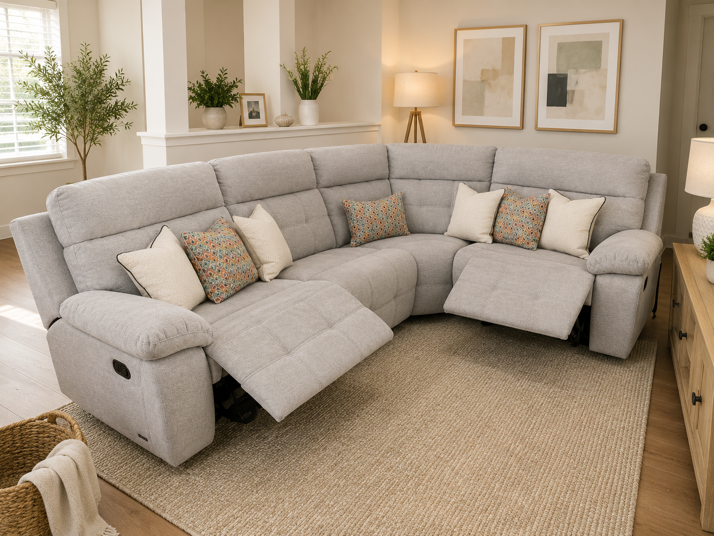 Boutique Corner Recliner Sofa