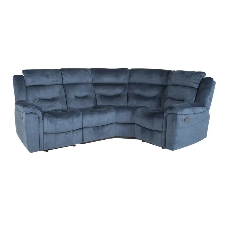 Dudley 4 Piece Corner Sofa Blue