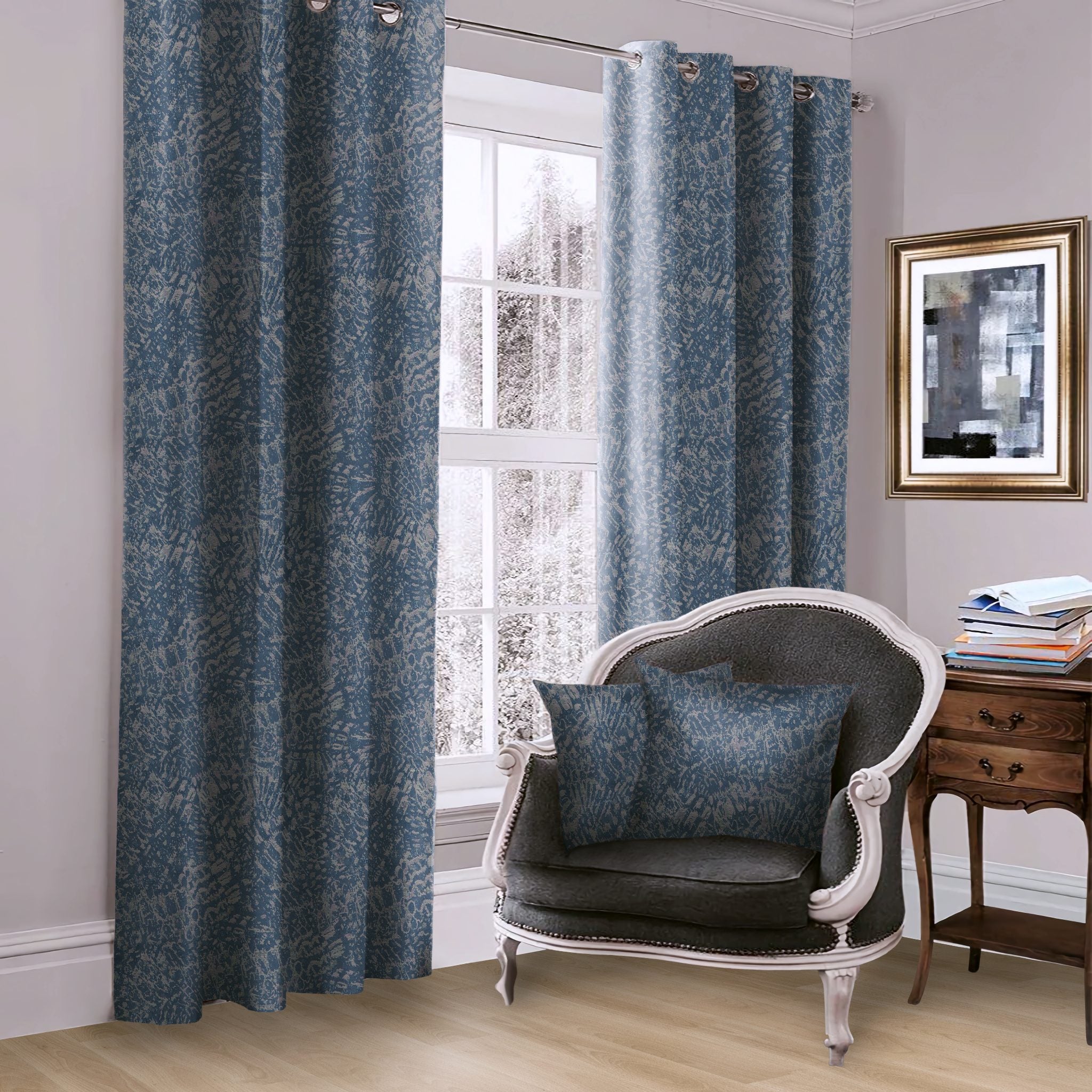 Fossil Fleece Eyelet-Navy