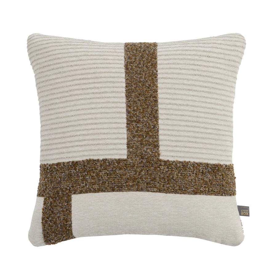 Scatterbox Cushion Reeve Natural Tobacco 50x50cm