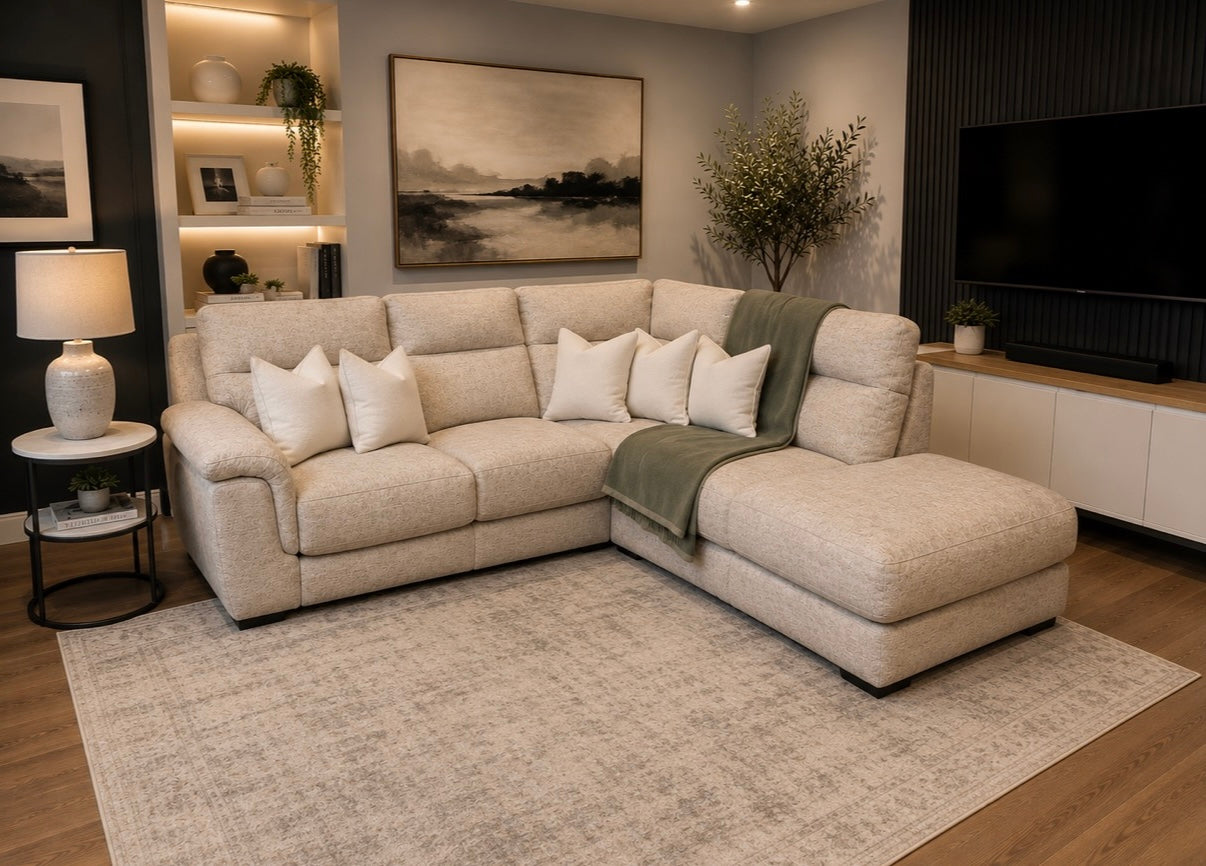 Ormond Electric Reclining Corner Sofa Left Facing