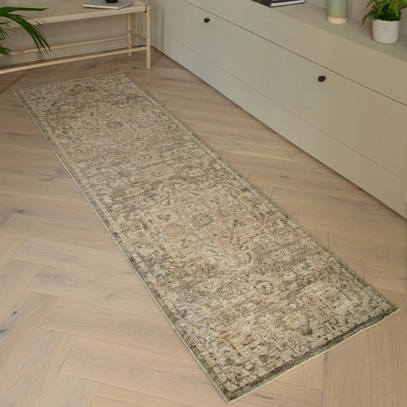 Asiatic Korra Heriz Serapi Green Runner