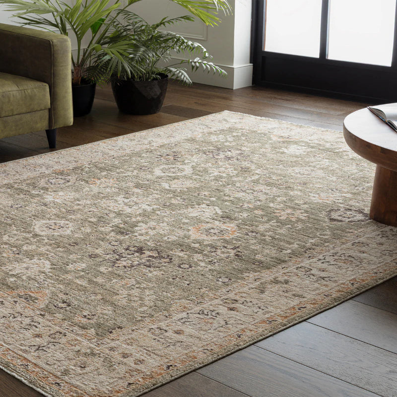 Asiatic Heriz Ornate Green Rug