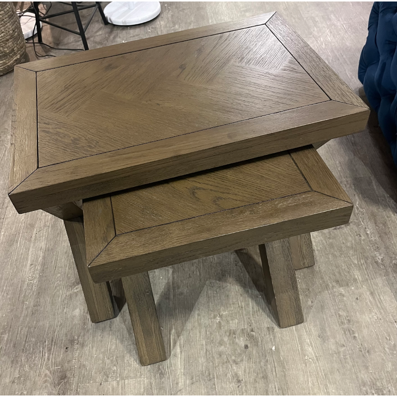 Herringbone Nest of Tables