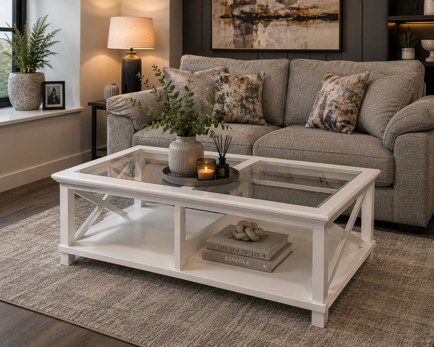 New England Rectangle Coffee Table