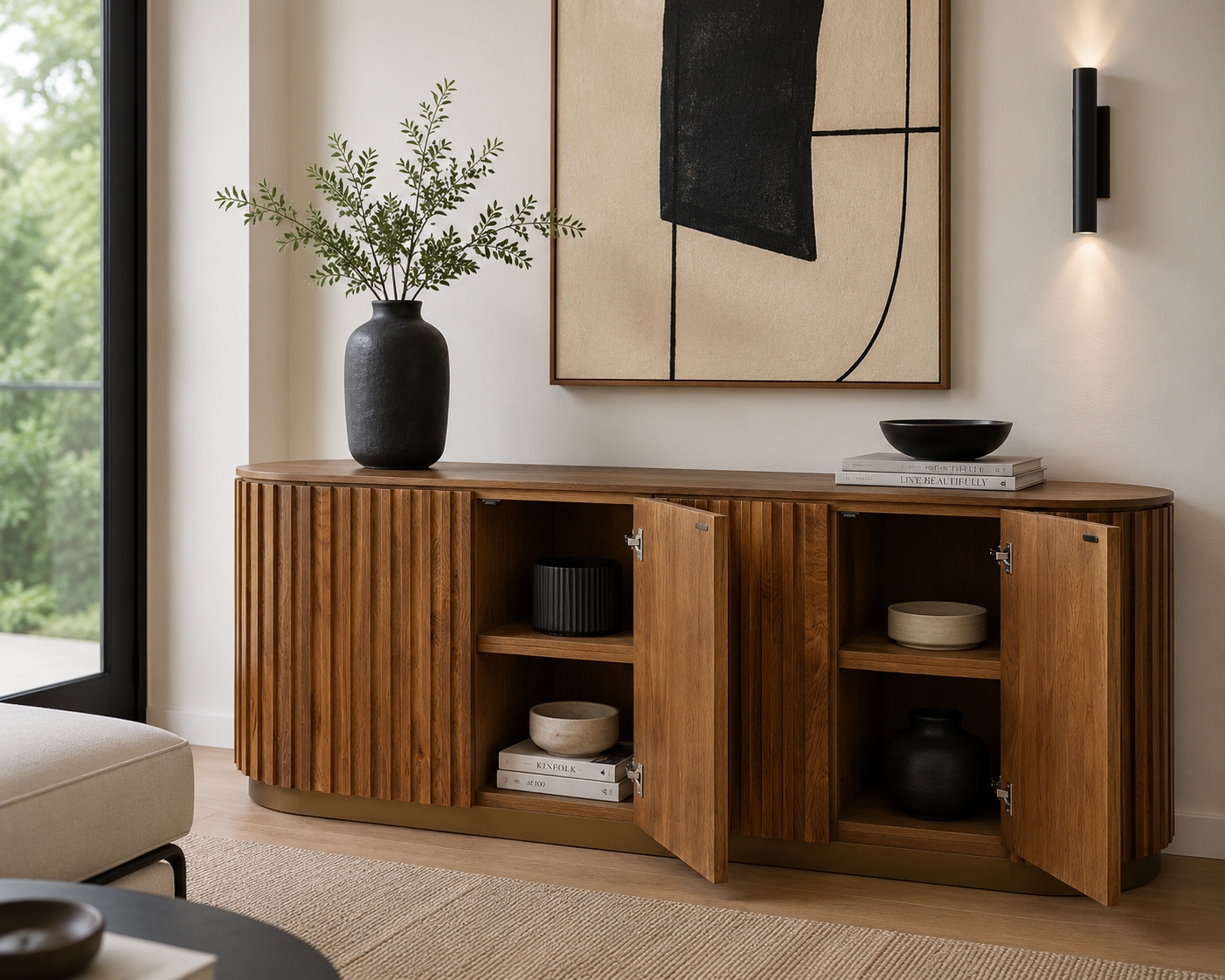 Reeded Sideboard