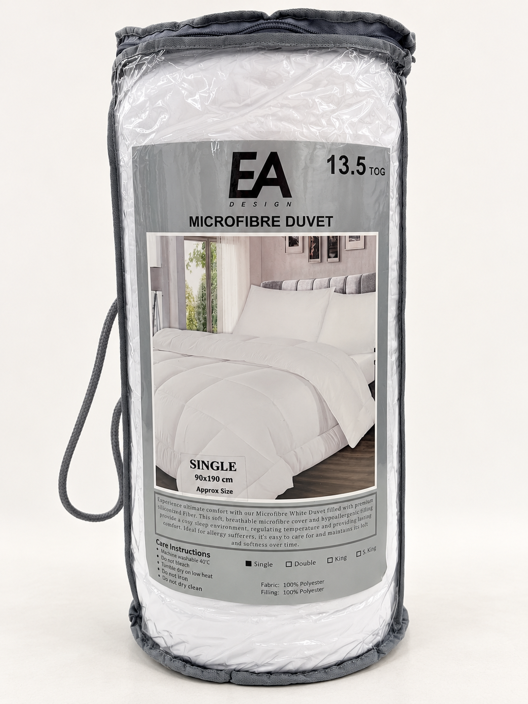 Microfibre Duvet 13.5 tog Single