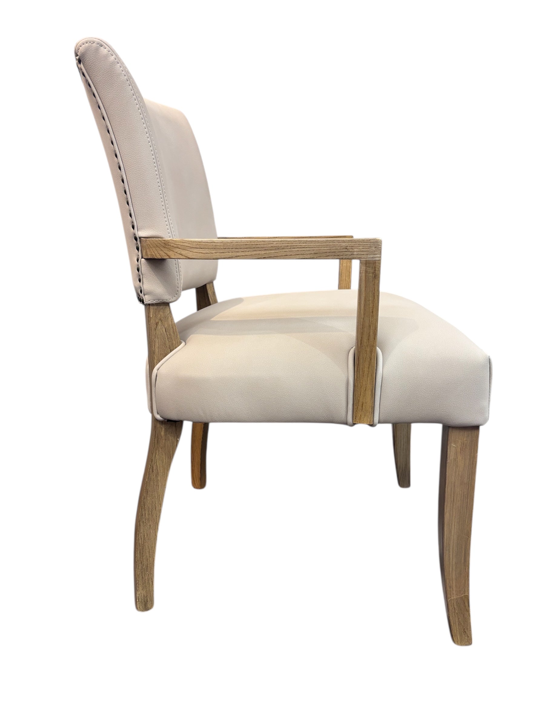 Doon Carver Dining Chair Stone