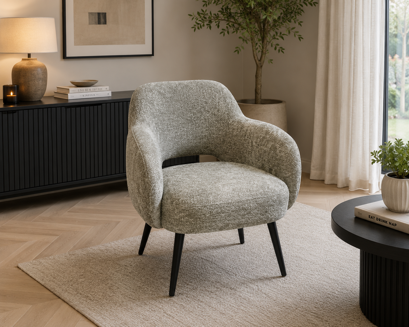 Conard Tub Chair Camel