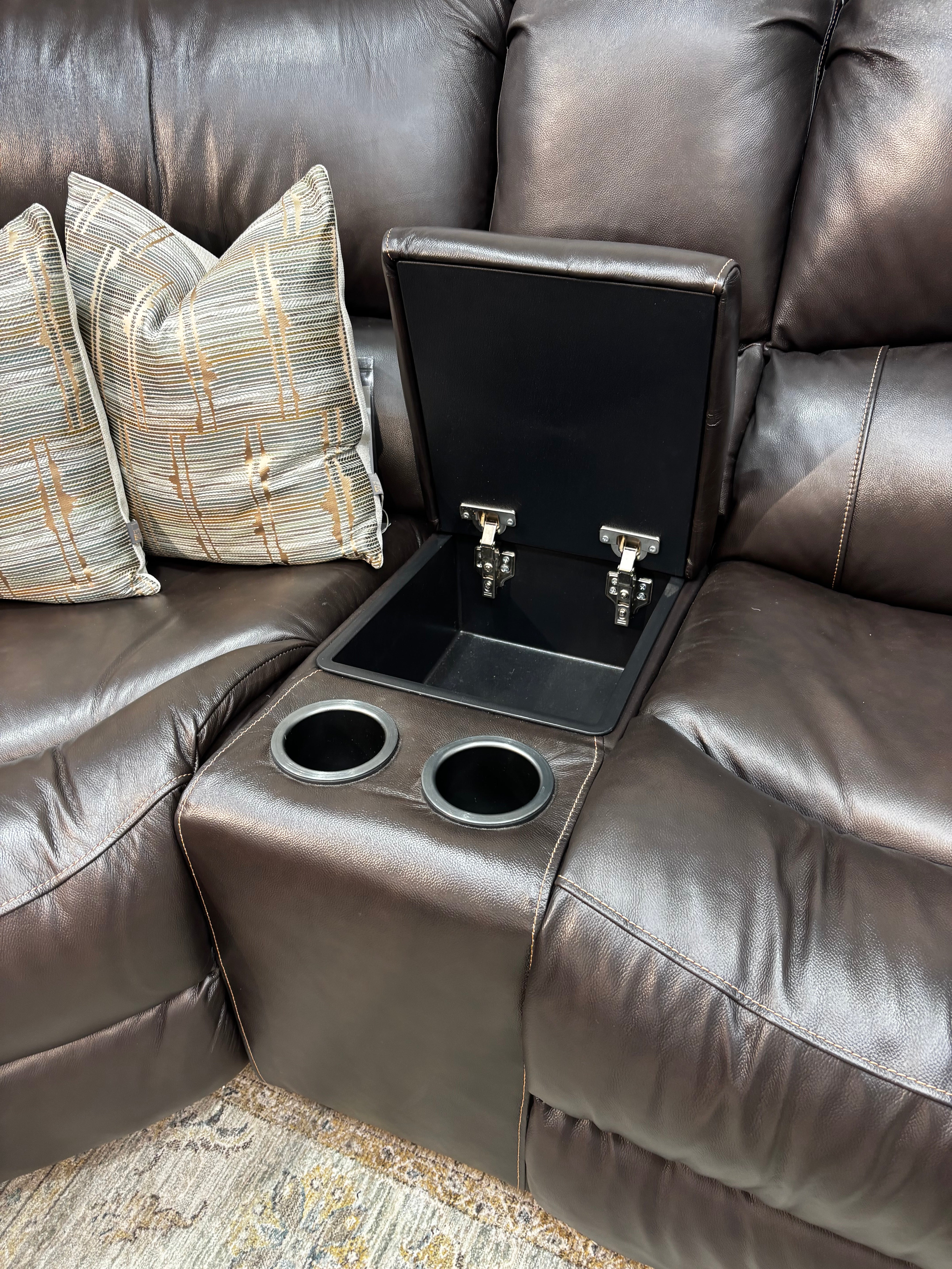 Modular Leather Corner Sofa