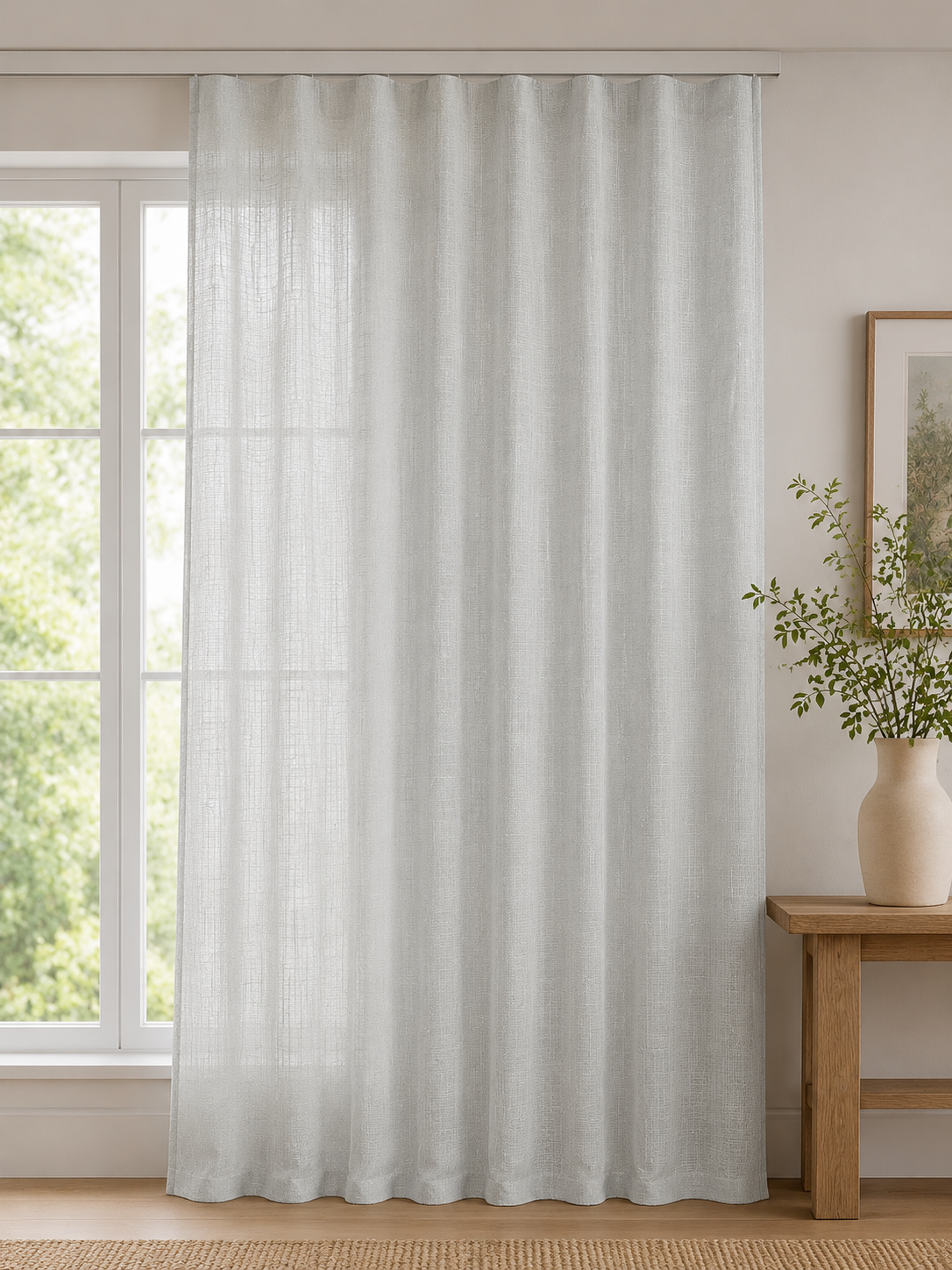Picasso White Voiles 108'' x 108''