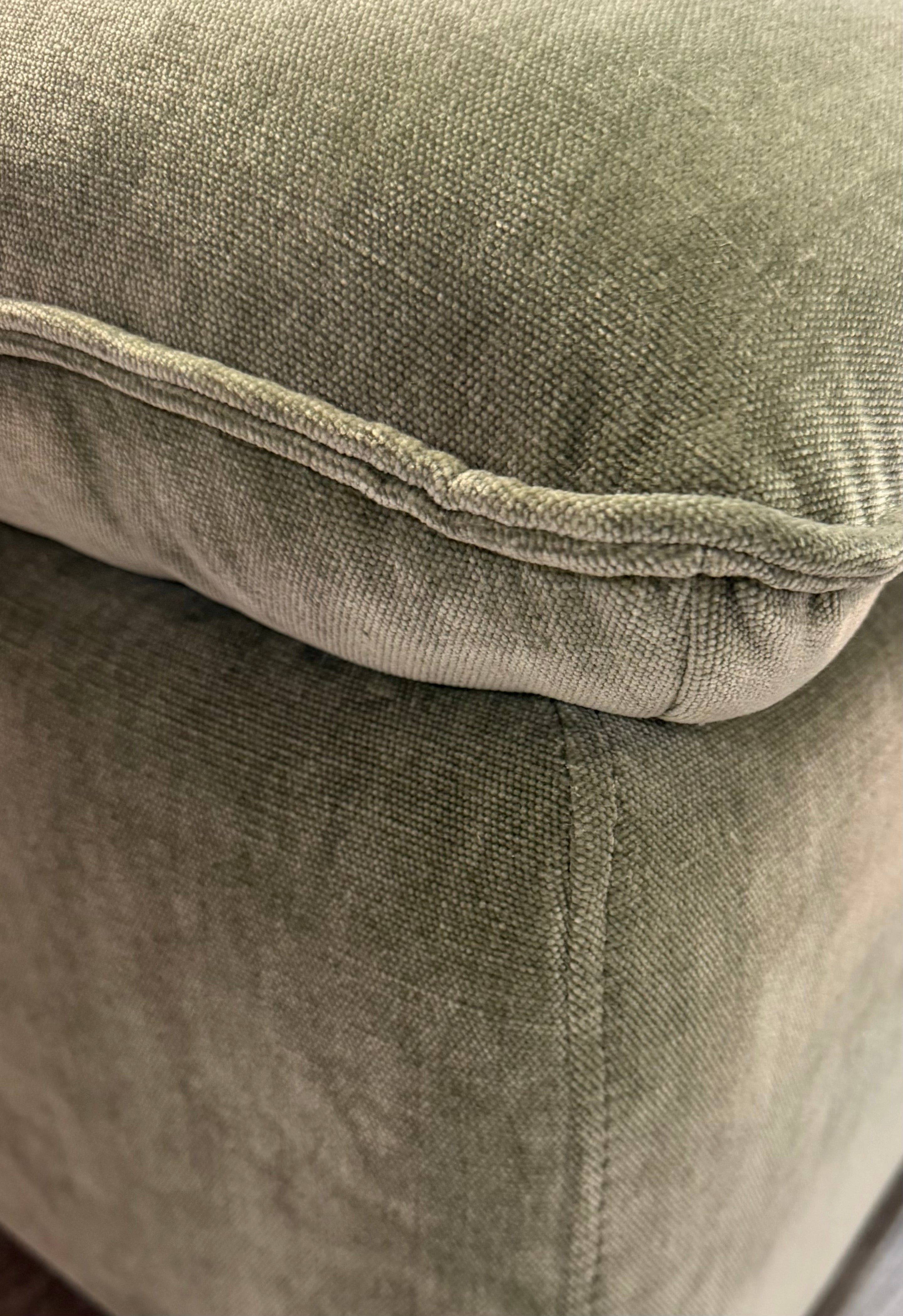 Storage Chair Footstool Sage