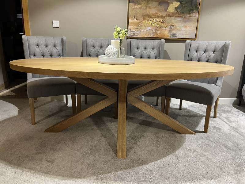 Encore Oval Dining Table 2mtr