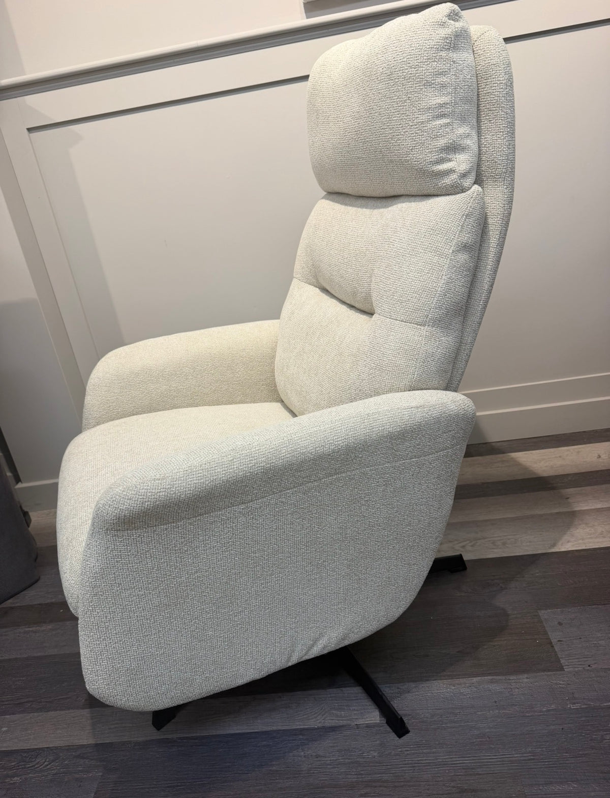 Tweads Swivel Chair & Footstool